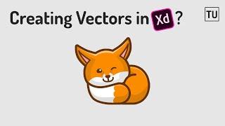Little Fox vector Creation In Adobe Adobe XD