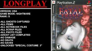 Fatal Frame [USA] (PlayStation 2) - (Longplay - S Rank Run | Nightmare Mode)