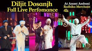 Diljit Dosanjh Anant Ambani Wedding Show Full Performace  | Diljit Dosanjh live Show on Jamnagar