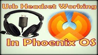 USB headset Mic fix on Phoenix OS