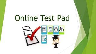 Создание образовательного теста в Online Test Pad