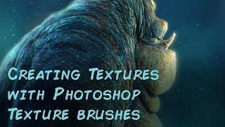 Aaron's Art Tips Season2 E13 - Creating textures with Photoshop Texture Brushes.