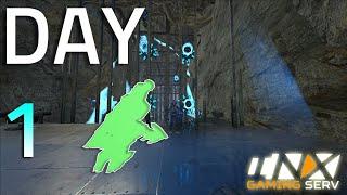 Claiming SEWER CAVE And Raiding A STACKED Base Day 1 On Inx ARK PvP #inx #ark