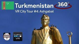  VR City Tours | #4: Ashgabat, Turkmenistan 【360 Video】