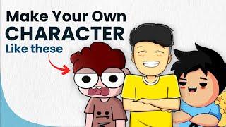 How to draw your own character like RG Bucket list, Not your type on mobile
