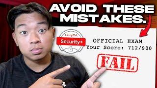 4 Mistakes You Need to AVOID on the Security+ Exam