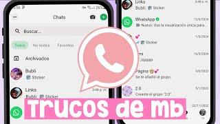 Si usas WhatsApp Estilo IPhone MB en Android tienes que CONOCER estos NUEVOS trucos y FUNCIONES 