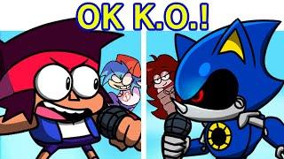 Friday Night Funkin' VS OK K.O Let's Be Heroes (FNF Mod: OK K.O Let's Get Funky) (Cartoon Gameplay)