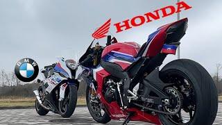 2021 Honda CBR1000rr-r fireblade SP vs 2020 BMW s1000rr // 60-190 // best of 5