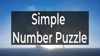 Simple Number Puzzle, Quiz, Game, Challenge, Mind Game, LK Virtual Quiz