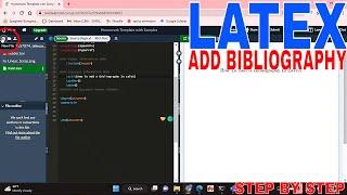   How To Add A Bibliography In LaTeX 