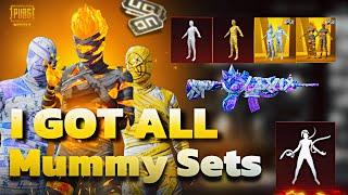 MUMMY SET CRATE OPENING | I GOT ALL SETS  | INFERNO FIEND (FIRE MUMMY) CRATE OPENING | PUBG MOBILE