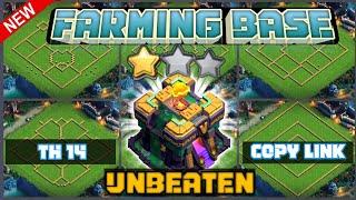 TOP 10 BEST TH14 FARM BASE || TH 14 FARMING BASE WITH LINK || TH14 COC BASE LAYOUT  UPDATE 2023