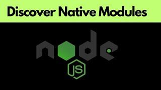 Native NodeJS Modules?!