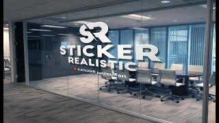 REALISTIC STICKER LOGO MOCKUP IN CORELDRAW | how to draw a sticker logo on office glass