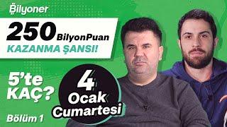 4 Ocak Cumartesi Süper Lig ve Avrupa Ligleri tahminleri | Orhan Uluca & Doruk Keskin | 5'te KAÇ? #1