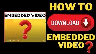 How To Download Private Embedded Vimeo Videos 2024| HTML Injection Trick to Download any Video