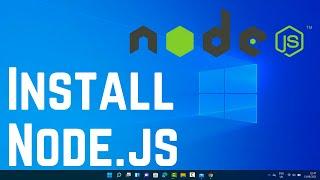 How to Install Node.js on Window 11 (2024)