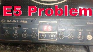 E5 Error in Induction Cooker | How to repair E5 Error of induction cooktop?