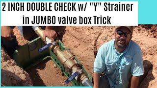 How to Install a 2" Double Check Backflow Assembly Trick