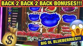 RARE 3 MAX BET BONUSES IN A ROW!!! BLUEBERRIES AND MORE ON PA SKILL MACHINES!!!
