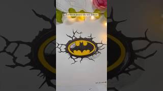 Viral 3D Batman#batman #art #3d #shorts #music #edm #viralvideo #christmas #tutorial #pinterest