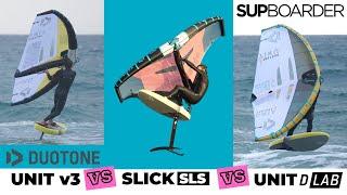 Duotone SLICK SLS vs UNIT V3 vs. UNIT DLAB / 2023 Wings / Comparative Review / SUPboarder