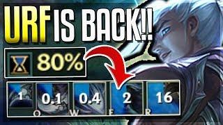 80% CDR NEW URF KAYN!! URF GAMEPLAY! (AR Ultra Rapid Fire Mode) - League of Legends