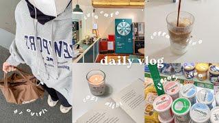 daily vlog: grocery time , productive day , cute cafe, always coffe , spicy noodle˚｡⋆୨୧˚