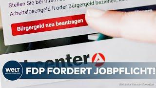 DEUTSCHLAND: Bürgergeld nur gegen Arbeit - FDP fordert Jobpflicht und härtere Regeln für Empfänger!