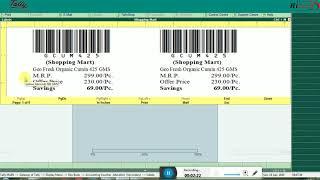 Extended Barcode in Tally.ERP 9