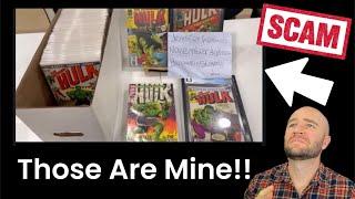 Scammer SELLS MY Comic Book Collection On Facebook Marketplace 