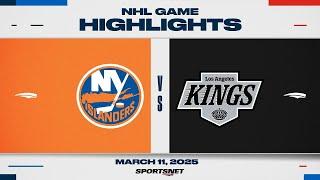 NHL Highlights | Islanders vs. Kings - March 11, 2025