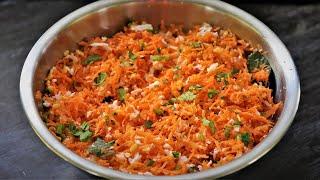 Kosambari Salad | Carrot Kosambari