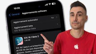 iOS 18.1 Beta 2: NOVITÀ GRAFICHE per iPhone