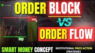 Order Block Vs Order Flow Trading Strategy : Smart Money Concepts | Institutional Trading Strategy