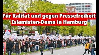 Für Kalifat und gegen Pressefreiheit: Islamisten-Demo in Hamburg
