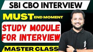 SBI CBO Interview Preparations 2024 | SBI CBO Interview Questions