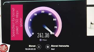 BIZNET HOME 150Mbps Internet Speedtest GANTI Router