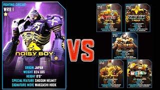 Real Steel WRB FINAL Noisy Boy VS ALL GOLD ROBOTS Series of fights NEW ROBOT (Живая Сталь)