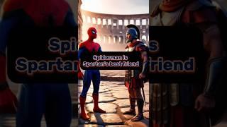 Spiderman Story! Spiderman vs spartan !#ai #feedshorts #meme #feedyoutube #feedshorts