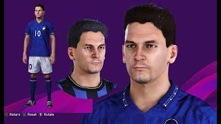 Roberto Baggio PES 2021 and PES 2020 [PS4] face