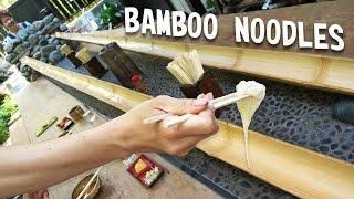 Flowing Japanese Bamboo Noodles | Nagashi Somen