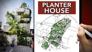 How This $1.5M Planter Box House Architecture Works