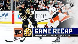Flyers @ Bruins 3/16 | NHL Highlights 2024