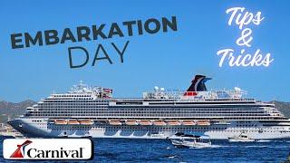 Carnival Mexican Riviera Cruise Day 1 - Embarkation Day & Room Tours