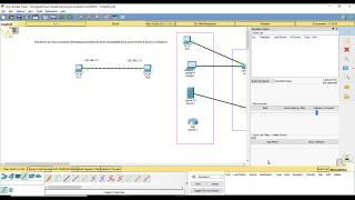 4 - commande PING entre deux PC - Cisco Packet Tracer