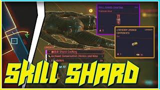 Crafting Skill Shard & Legendary Upgrade Components Location Guide - Cyberpunk 2077