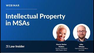 Intellectual Property in MSAs