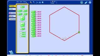 Turtle Art Tutorial Drawing 6 sided Polygon Hexagon